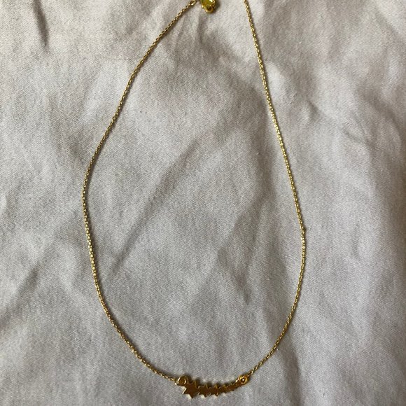 Lulu's Celestial Secret Gold Star Choker Necklace - Picture 2 of 4